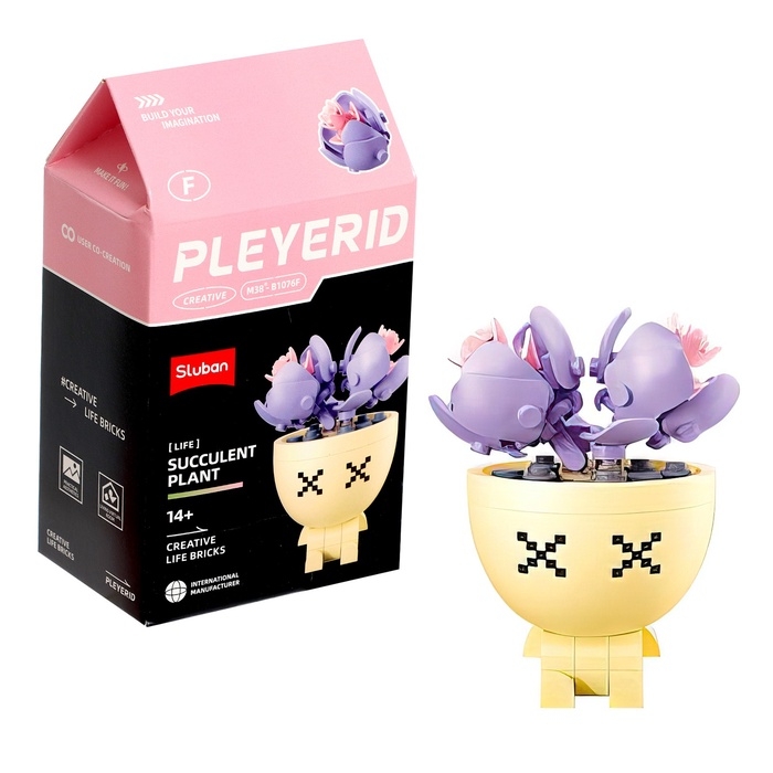 Конструктор "Цветы в горшочке",  F