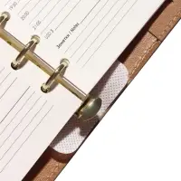 Органайзер на кольцах, C6, с хлястиком, 80л, линия, к/зам, Синий