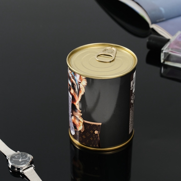 Подарочные носки в банке &laquo;Для любимой девочки&raquo;, (внутри носки женские, цвет белый)