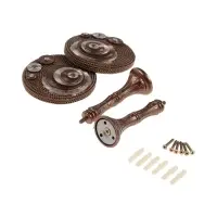 Крючок для штор CAPPIO KS038, d=11 см, цвет бронза с серебром, 2 шт