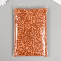 Набор бусин "Жемчуг" d 4 мм, 250 гр, тёмно-бежевый