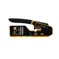 Кримпер ТУНДРА, обжим пластиковых клемм RJ45 RJ11/12, зачистка до 7 мм