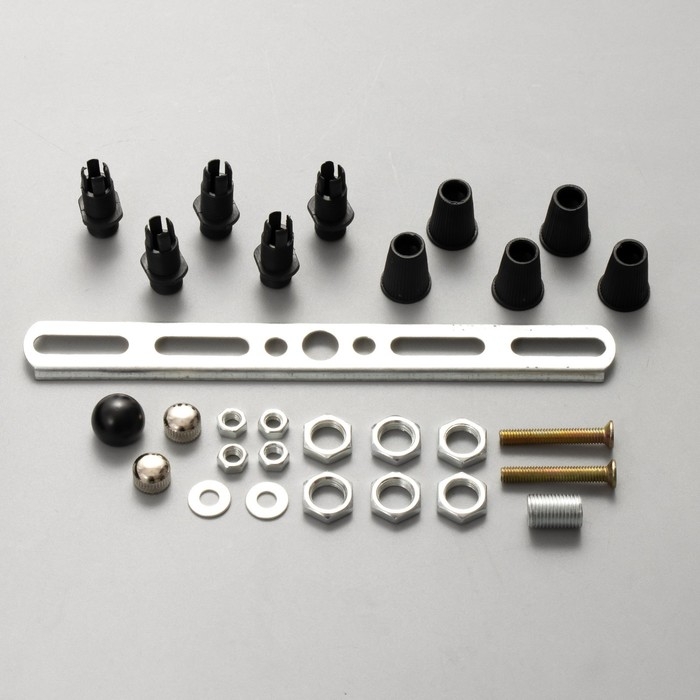 Основание для светильника "Круг-5" черный 29,5х29,5х2,5см