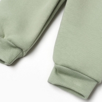 Костюм: толстовка и брюки Крошка Я Dino, рост 62-68, зеленый