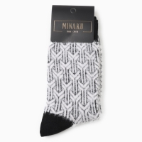 Носки женские махровые MINAKU, цвет черный, р-р 36-41