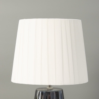 Настольная лампа "Грация" 1х40Вт Е14 глубинный синий перламутр 22х22х41см