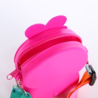 Сумка детская для девочки на молнии, &laquo;Выбражулька&raquo;, pop it, цвет малиновый