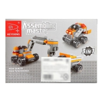 Конструктор &laquo;Спецтранспорт&raquo;, 3 в 1, 61 деталь