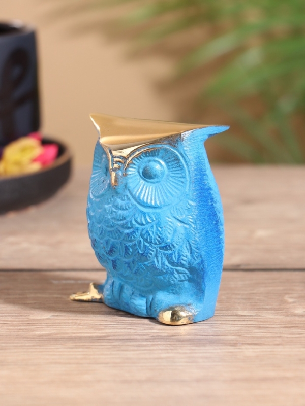 Сувенир "Совёнок" латунь 6х3,5х7,5 см