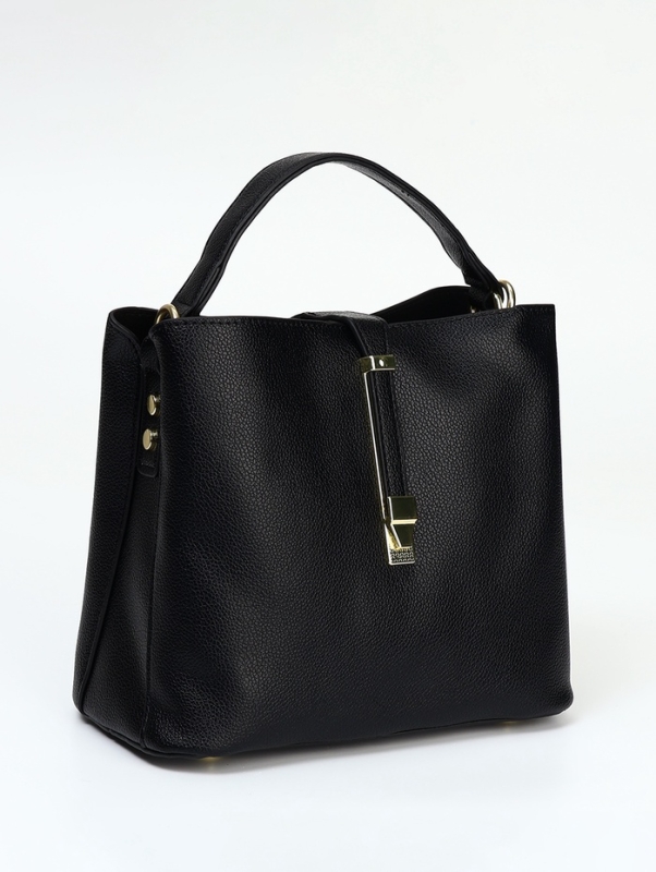 Сумка женская тоут на молнии, цвет чёрный Сумка женская тоут на молнии, цвет чёрный