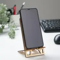 Подставка под телефон &laquo;Линии&raquo;, 15&times;8 см, дерево