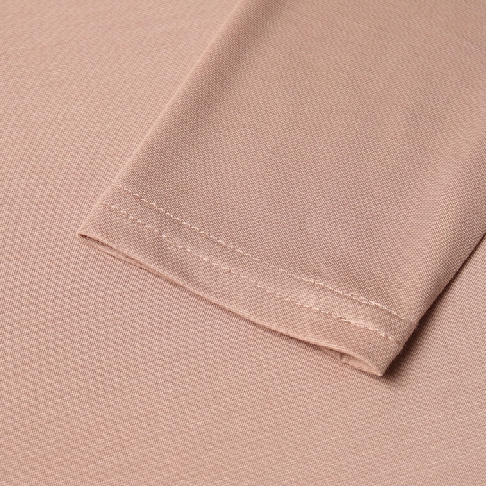 Лонгслив женский с драпировкой MIST Classic Collection, размер 48, бежевый