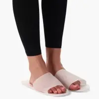 Тапочки одноразовые, антикризисные, подошва 4 мм, белые, 42 р.