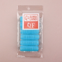 Бигуди &laquo;Липучка&raquo;, d = 1,5 см, 6,2 см, 6 шт, цвет МИКС