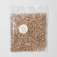 Замок-карабин, СМ-521, (набор 1000 шт.), 12&times;7 мм, цвет золото