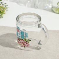 Кружка стеклянная &laquo;Чайная. Модные штучки&raquo;, 320 мл