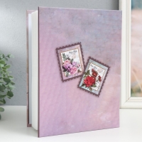 Фотоальбом на 200 фото 10х15 см "Букет цветов" МИКС 26х20,5х5,7 см