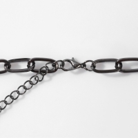 Колье &laquo;Шипы&raquo;, цвет серый металл, L=45 см