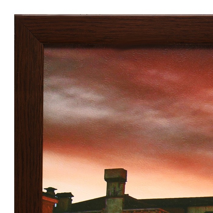 Картина Картина "Город на закате" 50х100(55х104) см