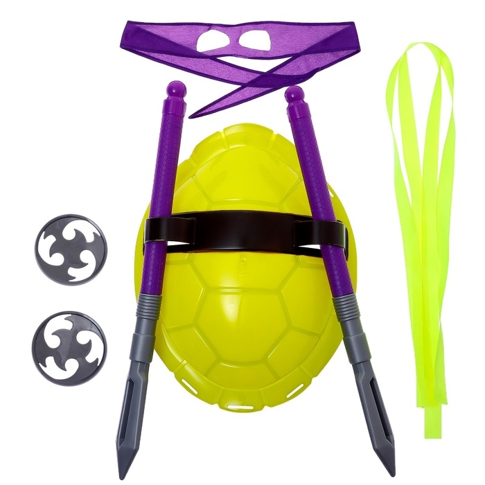 Набор ниндзя «Панцирь», 6 предметов, цвет фиолетовый Набор ниндзя «Панцирь», 6 предметов, цвет фиолетовый