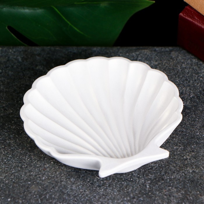 Подставка для мелочей Подставка для мелочей "Ракушечка" перламутр, 11х11х2см