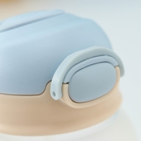 Бутылка для воды стеклянная &laquo;Космонавты&raquo;, 450 мл, 8,2&times;15 см, цвет МИКС, матовое стекло