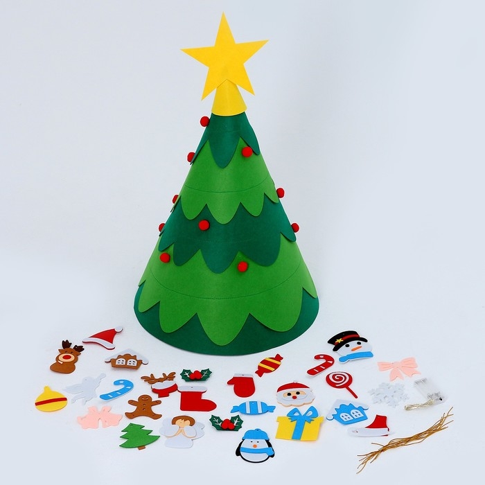 Набор для творчества &laquo;Ёлочка&raquo; украшения подвески, гирлянда