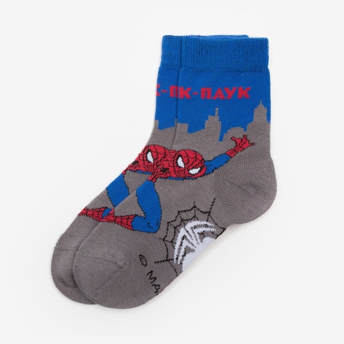 Носки детские &laquo;Человек Паук: Ночной город&raquo;, 18-20 см