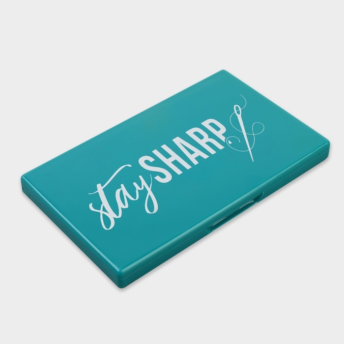 Игольница магнитная, 11 &times; 6,5 см, цвет тёмно-бирюзовый