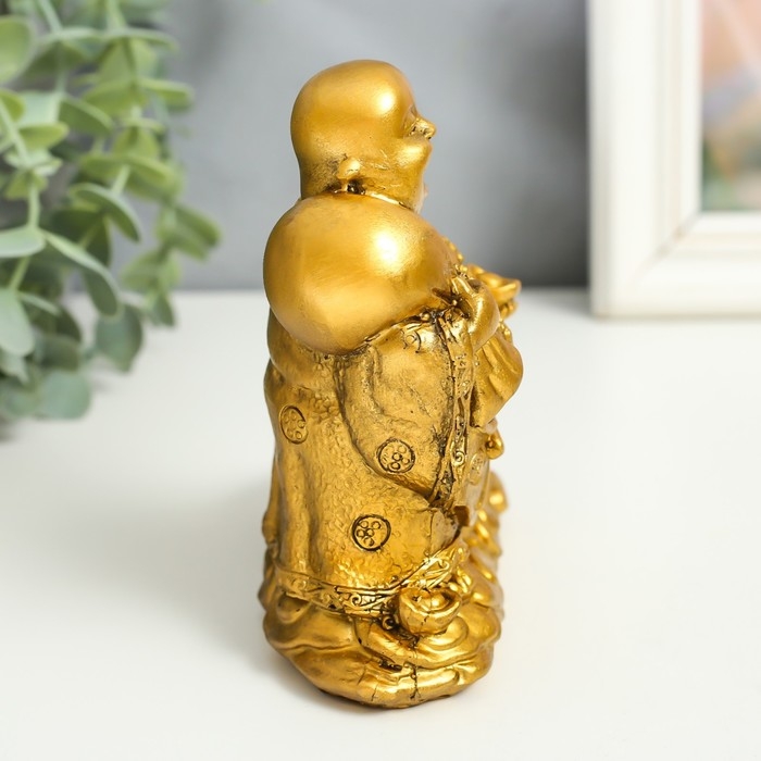 Сувенир полистоун подсвечник на 1 свечу Сувенир полистоун подсвечник на 1 свечу "Денежный хотей" МИКС 12,5х5,5х13 см