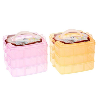 Органайзер для мелочей Доляна, 3 яруса, 18 ячеек, 15&times;15&times;12 см, цвет МИКС