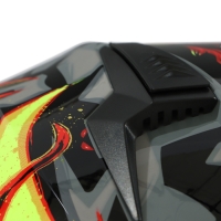 Шлем интеграл с двумя визорами, размер M (57-58), модель BLD-M67E, черно-желтый Шлем интеграл с двумя визорами, размер M (57-58), модель BLD-M67E, черно-желтый