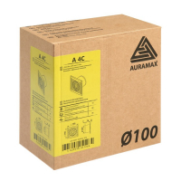 Вентилятор вытяжной AURAMAX A 4 С, 160х160 мм, d=100 мм, 220‒240 В, с обратным клапаном