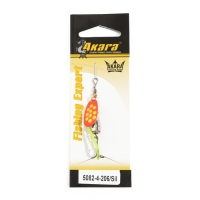 Блесна вращающаяся Akara C-5082, 4 г, цвет 206/Sil Блесна вращающаяся Akara C-5082, 4 г, цвет 206/Sil