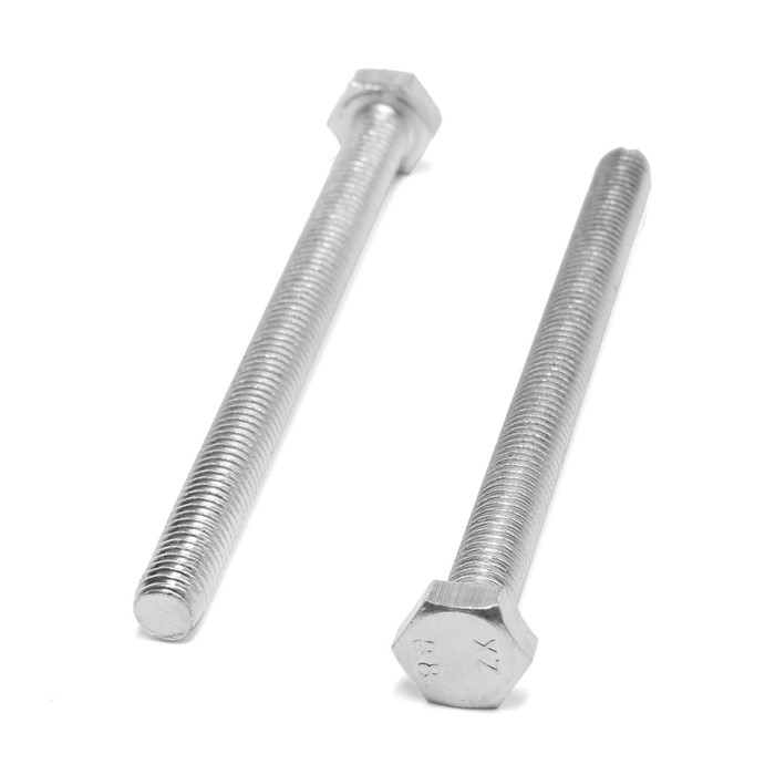 Болт ТУНДРА, оцинкованный, DIN 933, класс прочности 8.8, М8х100 мм, 1 кг Болт ТУНДРА, оцинкованный, DIN 933, класс прочности 8.8, М8х100 мм, 1 кг