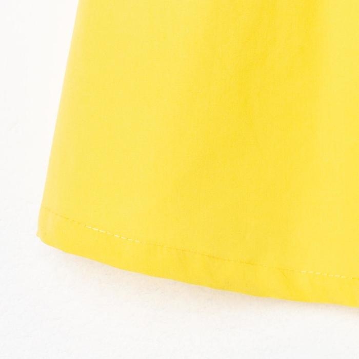 Платье детское с рюшей KAFTAN, р. 32 (110-116), желтый Платье детское с рюшей KAFTAN, р. 32 (110-116), желтый