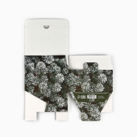 Коробка подарочная новогодняя складная &laquo;С Новым годом!&raquo;, 15 х 15 х 7 см, Новый год