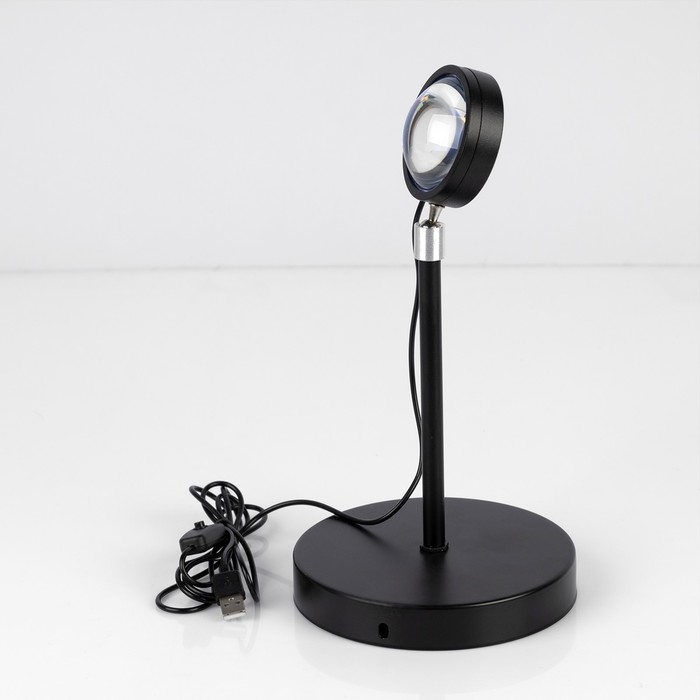 Световой прибор &laquo;Закат&raquo;, 5 картриджей, регулировка высоты, свечение мульти (RGB), 5 В