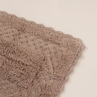 Коврики для ванной SL Home, 2 шт: 50&times;70 см, 60&times;100 см, цвет кремовый