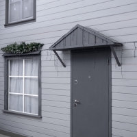 Гирлянда &laquo;Бахрома&raquo; 12 &times; 0.7 м, IP44, УМС, тёмная нить, 240 LED, свечение мульти, 220 В