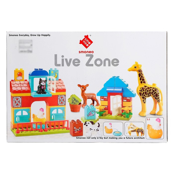 Конструктор &laquo;Зооферма&raquo;, 61 деталь