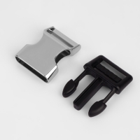 Фастекс 25 мм, нагрузка до 15 кг ,металл/пластик, цвет серебряный/чёрный Фастекс 25 мм, нагрузка до 15 кг ,металл/пластик, цвет серебряный/чёрный