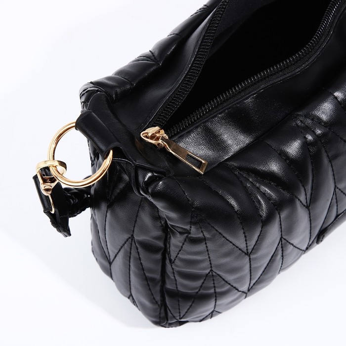 Сумка кросс-боди на молнии, цвет чёрный Сумка кросс-боди на молнии, цвет чёрный