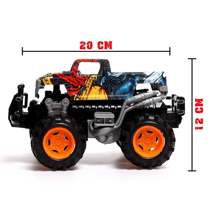 Машина радиоуправляемая &laquo;Пикап&raquo;, работает от батареек, цвет МИКС