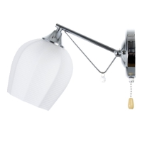 Бра "Миранда" 1хЕ27 40Вт хром28х12,5х18см