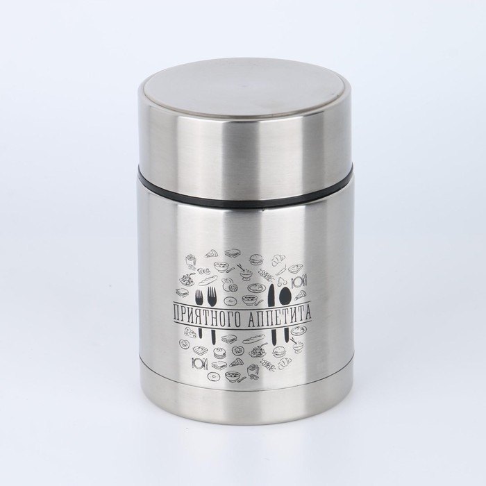 Термос для еды с широким горлом "Мастер К." 450 (&plusmn; 50 мл), 6 ч, 9 х 13.3 см