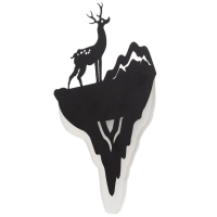 Бра "Олень и гора" LED 11Вт 4000К черный 20х29х5 см