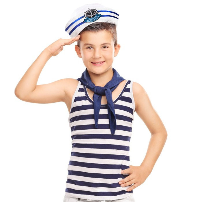 Шляпа юнги &laquo;Будущий капитан&raquo;, детская, р-р. 52