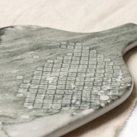 Блюдо керамическое &laquo;Стоун&raquo;, 29.7х17.5 см, цвет серый