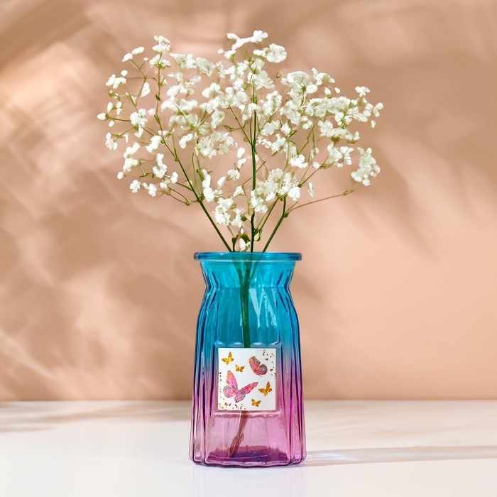 Ваза для цветов &laquo;Бабочки&raquo;, 15 см.